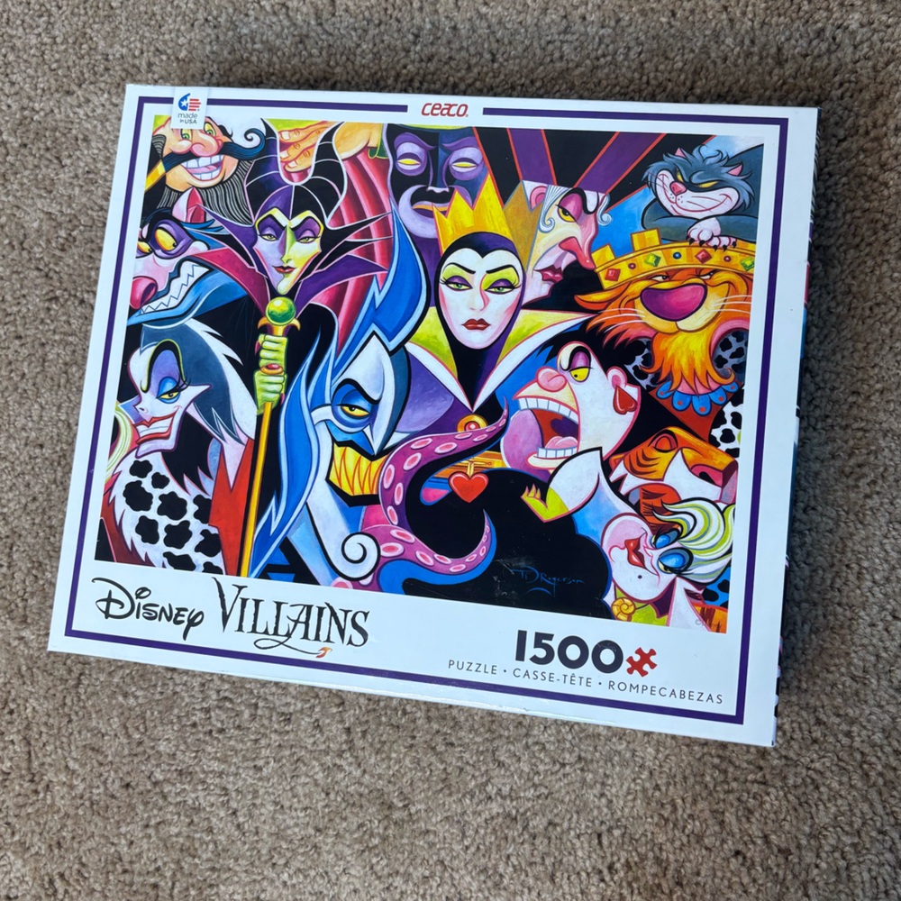 Disney Colorful Puzzle Box with Characters